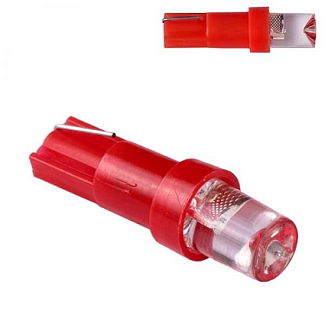 LED лампа для авто T5 0.5W red PULSO