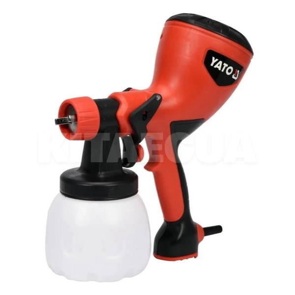 Краскопульт электрический HVLP 500 Вт 400 мл/мин 1000 мл YATO (YT-82550-YATO) - Kitaec.ua Краскопульт электрический HVLP 500 Вт 400 мл/мин 1000 мл YATO (YT-82550-YATO)