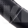 Чехол на руль M (37-39 см) чёрный искусственная кожа ШТУРМОВИК (Ш-163010/1 M)