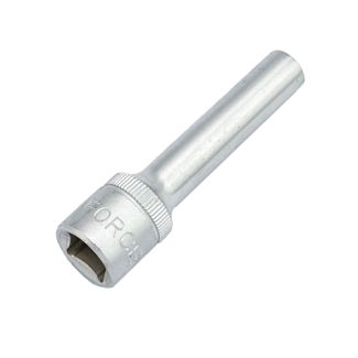 Головка торцевая Е-профиль удлиненная E10 3/8" 63 мм FORCE