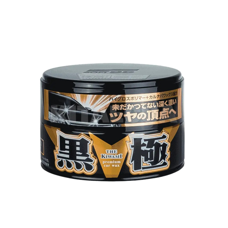 Твердый воск 200г для темных автомобилей Kiwami Extreme Gloss Wax Black SOFT99 (00193)