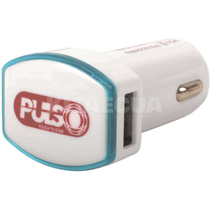 Зарядний пристрій 12В / 24В 2 USB виходу 2.4 а біле PULSO (UNI C-2026W-PULSO)