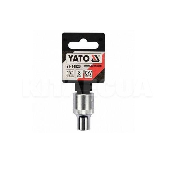 Головка торцевая SPLINE 9 мм 1/4" 38 мм блистер YATO (YT-14821) - 2