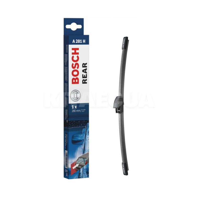 Щітка склоочисника заднього скла 280мм безкаркасна Bosch (3 397 008 045)