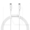 Кабель Type-C - Type-C PD100W Superior Series 1м білий BASEUS (CATYS-B02)