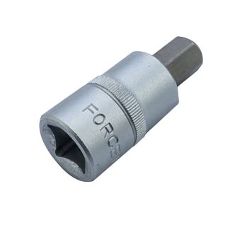 Головка торцевая с 6-гранной насадкой 12 мм 1/2" 55 мм FORCE