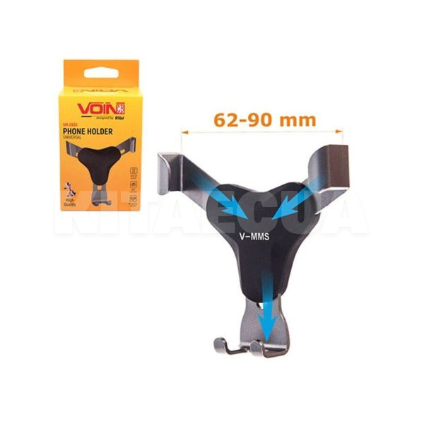 Держатель автомобильный зажим на дефлектор 62-90мм UH-2830 VOIN (UH-2830)