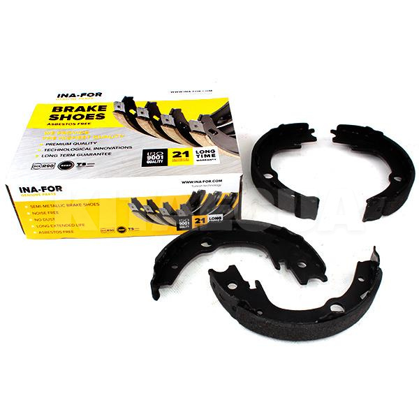 Колодки ручного тормоза (ком-кт 4 шт) INA-FOR на Lifan 620 Solano (B3502230)