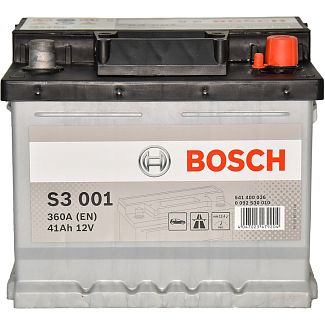 Аккумулятор автомобильный S3 001 41Ач 360А "+" справа Bosch