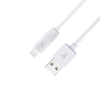 Кабель USB Lightning 2.4A X1 1м білий HOCO