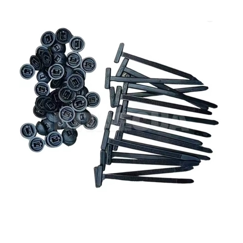 Хомут пластиковий нейлоновые самоблокирующиеся стяжки с фиксатором 9шт. (уп.) Уценка (211125Af-S1-Уценка)