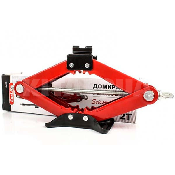 Домкрат механічний ромбоподібний до 2т (120-413) мм) CARLIFE (SJ224) - 2