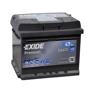 Аккумулятор автомобильный 47Ач 450А "+" справа EXIDE