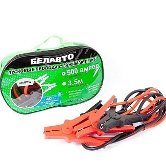 Провода пусковые 500А 3.5м BELAUTO