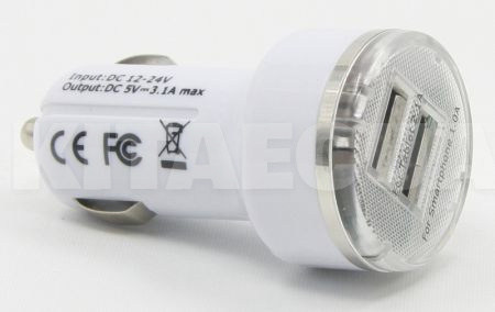 Зарядний пристрій 12В / 24В 2 USB виходу 2.1 А CARFACE (DO CF20679-CARFACE) - 2