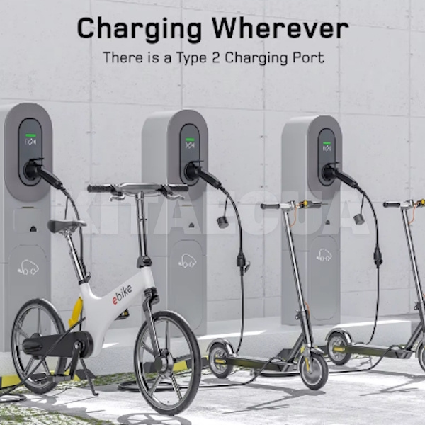 Переходник для зарядной станции 3.5 кВт Type2 - EU Schuko 5м GUWIEYG (S-T2EU) - 4