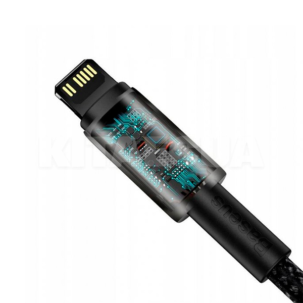 Кабель Type-C - Lightning PD 20W 1м чорний BASEUS (CATLWJ-01) - 4