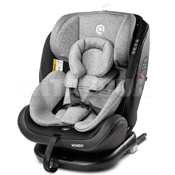 Автокрісло дитяче Mundo Isofix Grey 0-36 кг Caretero (TERO-2600)
