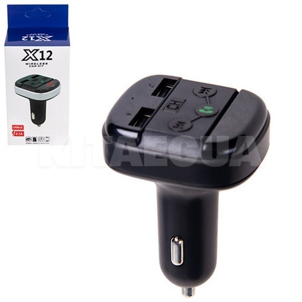 ФМ модулятор 5в1 X12 12-24v Bluetooth 4.2 (Х12)