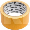 Клейкая армированная лента двухсторонняя 5 м х 50 мм желтая VOREL (75260)