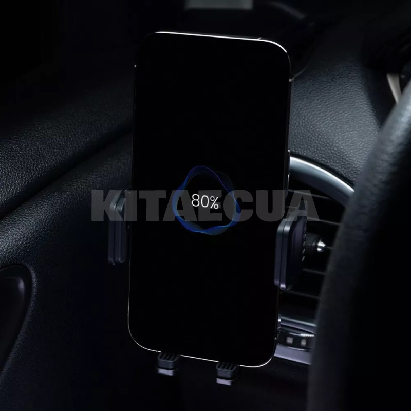 Держатель телефона автомобильный с беспроводным ЗУ Sonic Pro 15W PROOVE (WHSP15002001) - 3