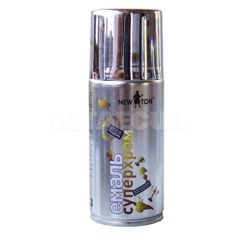 Краска-эмаль "Супер хром" 150мл серебро NEW TON (58123)