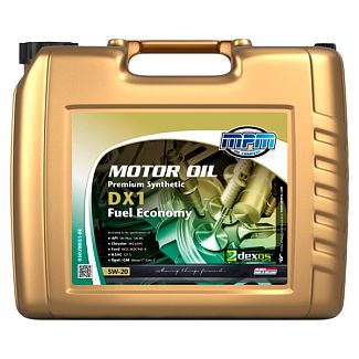 Масло моторне синтетичне 20л 5W-20 DX1 MPM