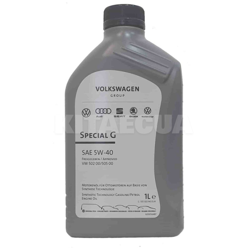 Масло моторне синтетичне 1л 5W-40 Special G VAG (GS55502M2)