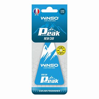 Ароматизатор Peak New Car "новое авто" сухой листик Winso