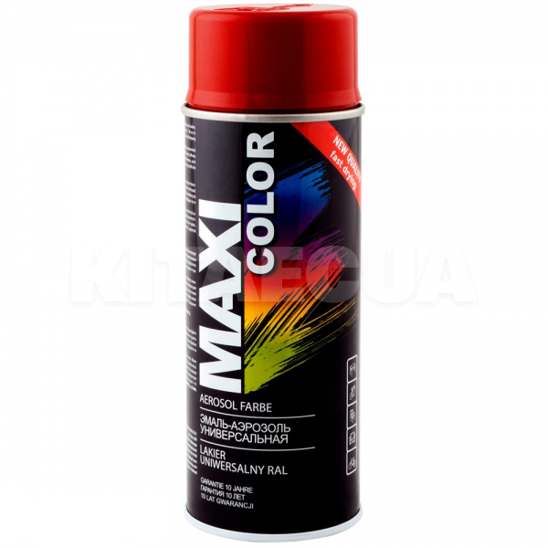 Краска-эмаль медно-коричневая 400мл универсальная декоративная MAXI COLOR (MX8004)