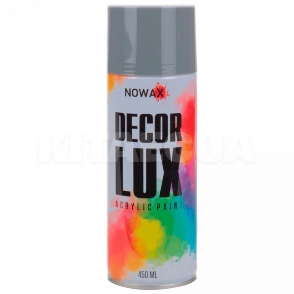 Фарба темно-сіра 450мл акрилова Decor Lux NOWAX (NX48019-NOWAX)