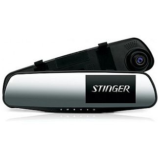 Зеркало заднего вида с регистратором Full HD 1920х1080 с 1 камерой Stinger