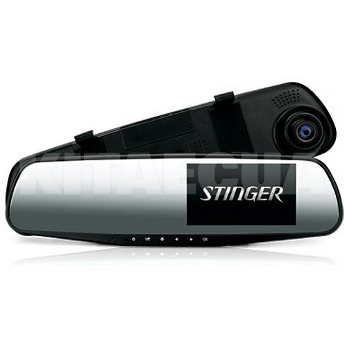 дзеркало заднього виду з реєстратором Full HD 1920х1080 з 1 камерою Stinger (ST DVR-M489FHD)
