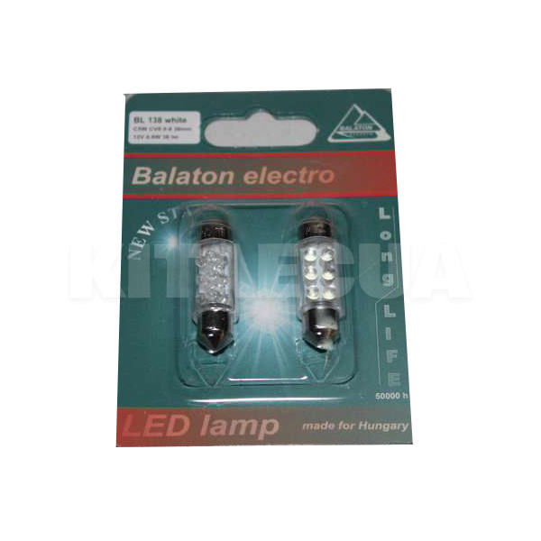 LED лампа для авто BL-138 SV8.5 0.6W (комплект) BALATON (131262)