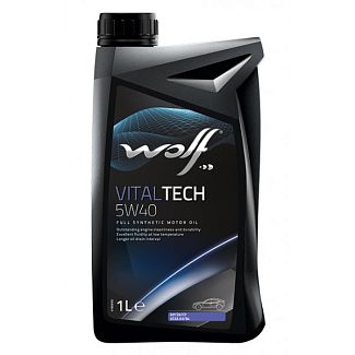 Масло моторное синтетическое 1л 5W-40 Vitaltech WOLF