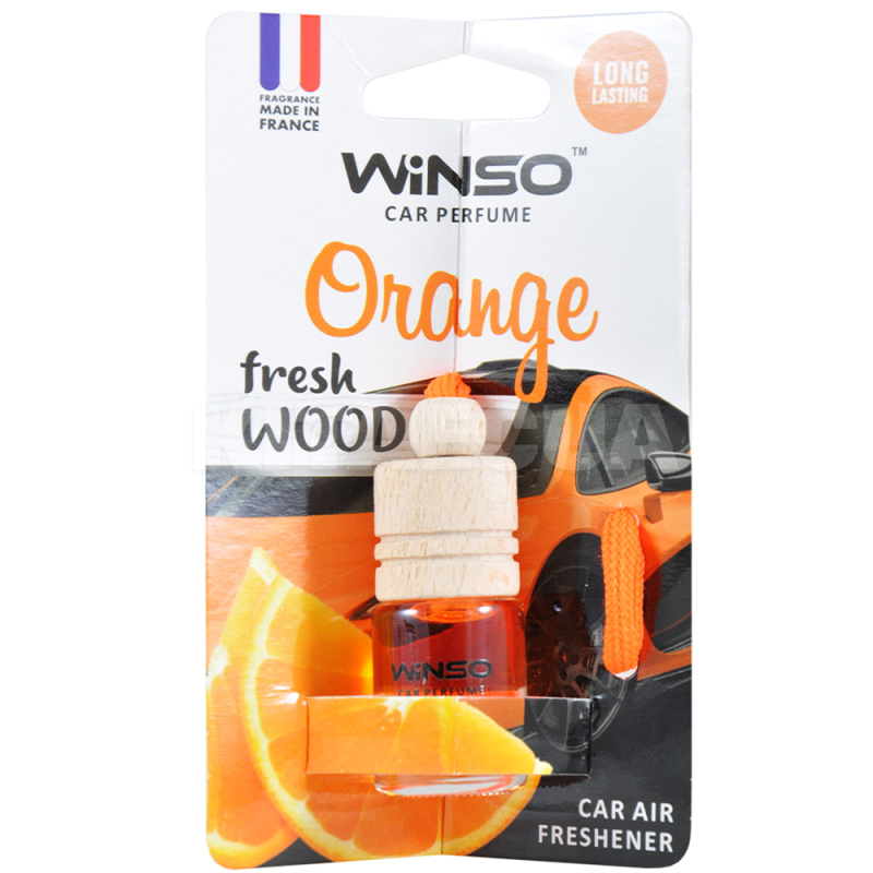 Ароматизатор "апельсин" 4мл Fresh WOOD Orange Winso (530390)