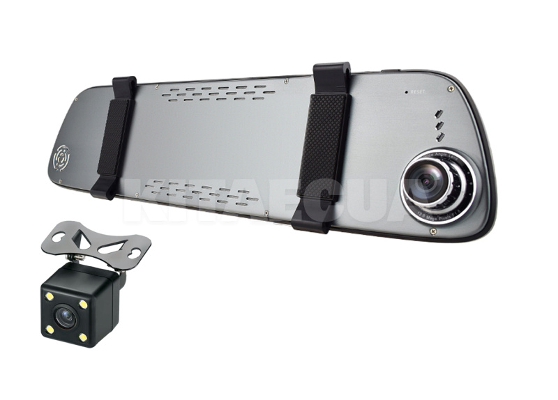 Автомобильный видеорегистратор двухкамерный FullTouch Screen 9.66" Full HD 1920х1080 Celsior (DVR M3) - 4