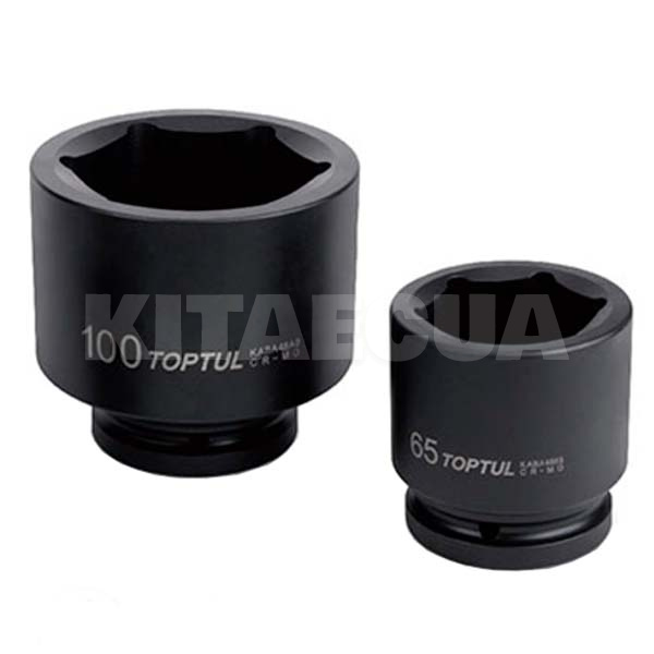 Головка торцевая ударная 6-гранная 85 мм 1-1/2" 118 мм TOPTUL (KABA4885)