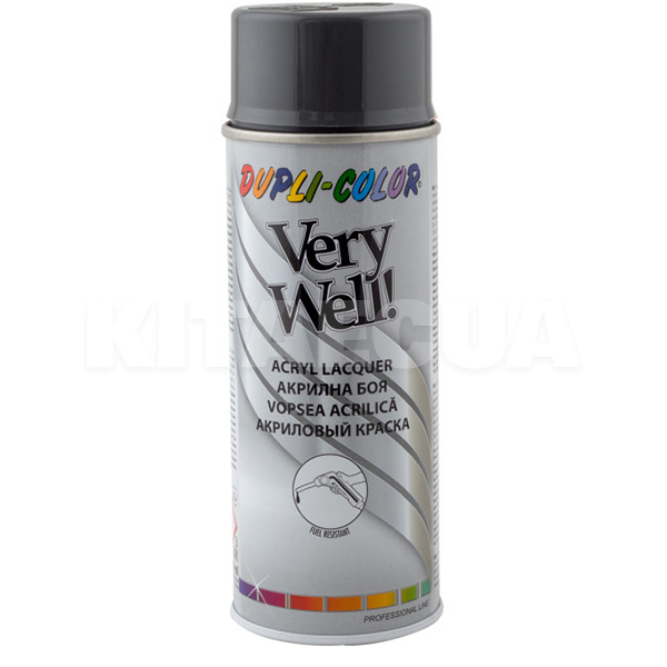 Фарба-емаль універсальна 400мл Ral 7043 транспортно-сіра Very Well Dupli Color (VW70430-DUPLI-COLOR)