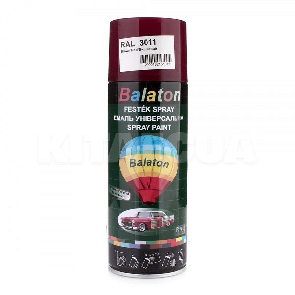 Краска универсальная глянцевая 400мл вишня BALATON (RAL3011-Balaton)