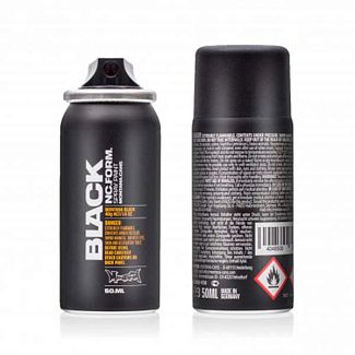 Краска черная 50мл матовая MONTANA