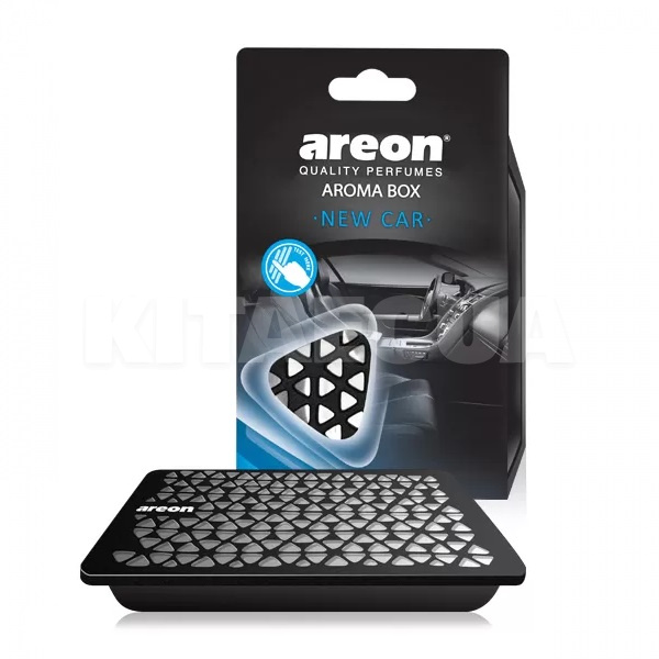 Ароматизатор "новое авто" 74г Aroma Box New Car AREON (ABC05-10702-Areon)