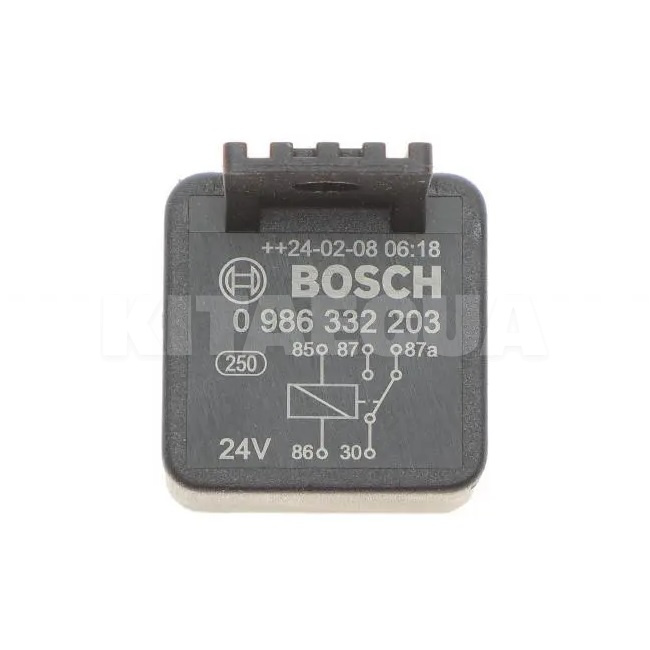 Реле 5-контактне 24B BMW / DAF /MB/ Volvo з кронштейном Bosch (0986332203)