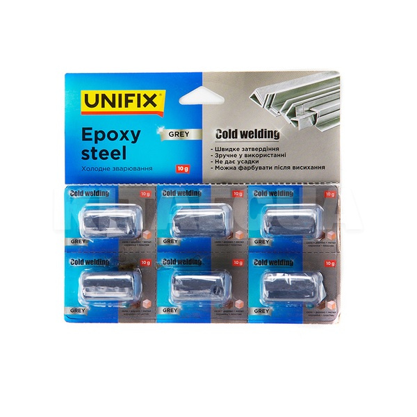 Холодная сварка 10г серая UNIFIX (940016)