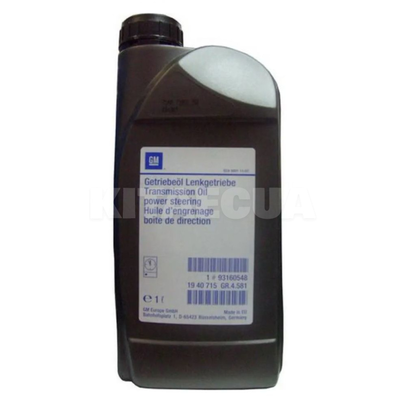 Масло гидравлическое 1л Liquid electro hydraulic GM (93160548)