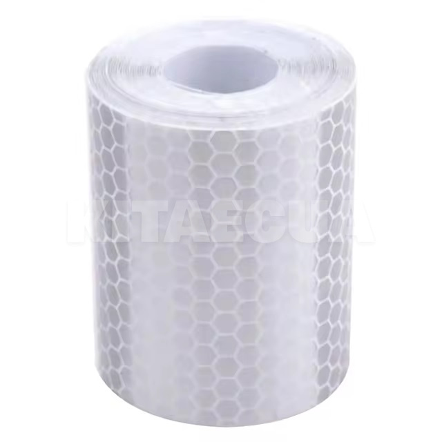 Стрічка світловідбивна для автомобіля 5см х 1м біла (Tape-Safety-white-5cmx100cm)