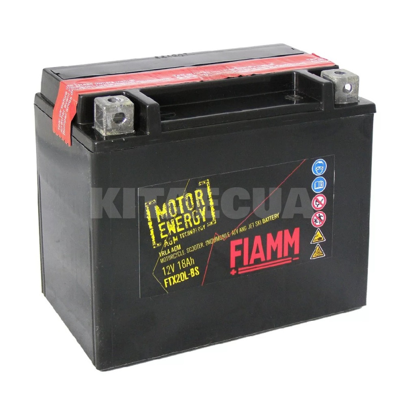 Мото акумулятор 18Ач 200А FIAMM (FTX20L-BS)