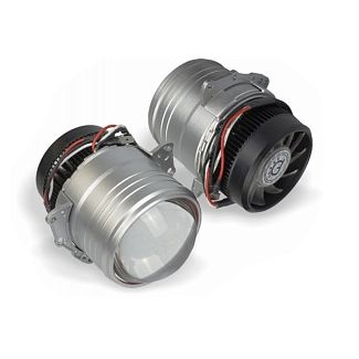BI LED линзы в фары Matrix 3'' 52/55W 5500K AMS