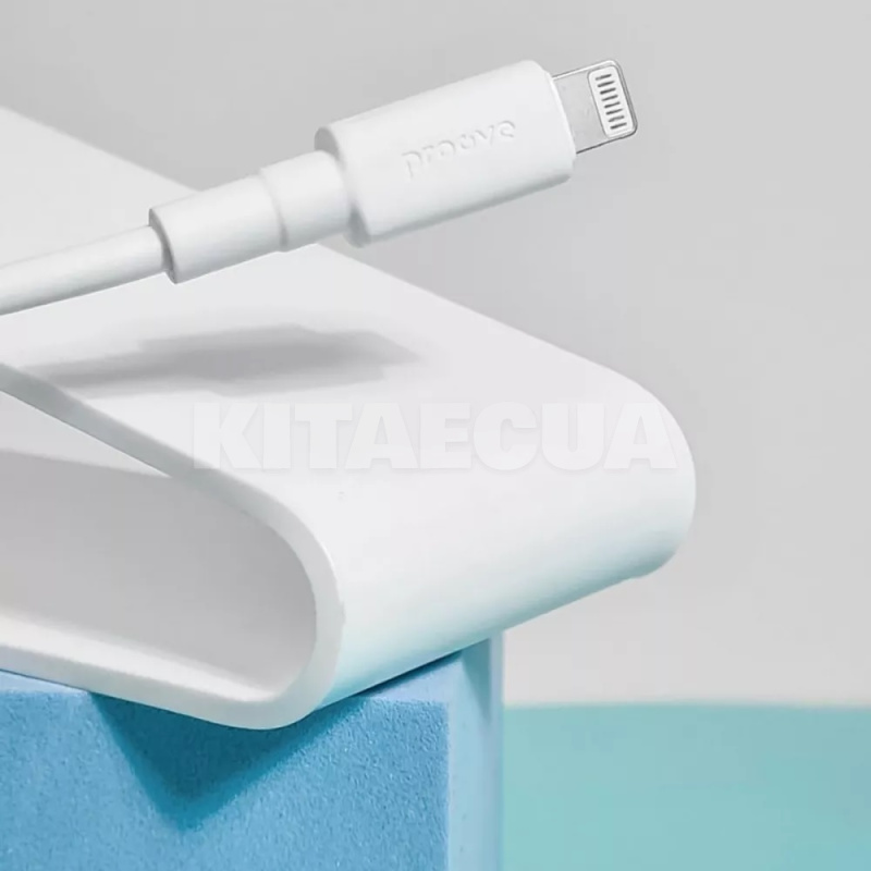 Кабель USB Type-C 3A 1м Small Silicone белый PROOVE (349180003) - 3