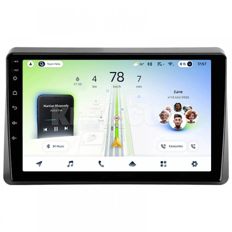 Штатная магнитола CC4L 4+64 Gb 10" Renault Master 2019-2022 Teyes (72431)